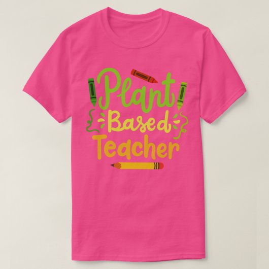 Veganer Lehrer T-Shirt (Design vorne)