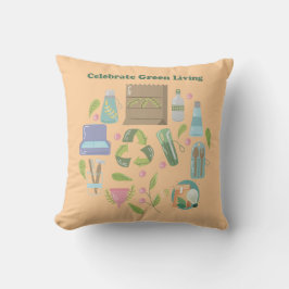 Veganer Lifestyle und Öko-freundliches Geschenk Kissen