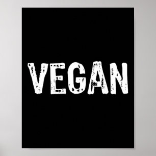 Veganer lustiger Veganismus Cool Geschenk Weihnach Poster