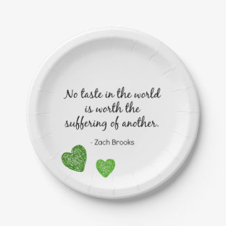 Veganer PapierTeller