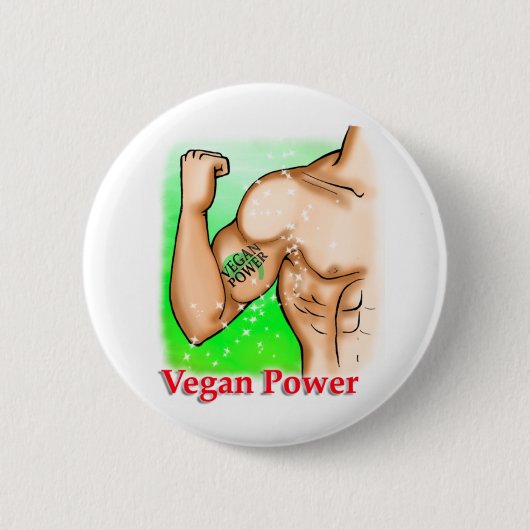 veganer Power Button (Vorderseite)