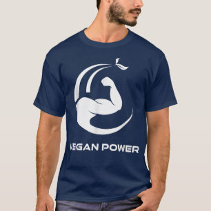 Veganer Power Vegane vegetarische Muskeln am Fitne T-Shirt