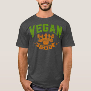 Veganer Power Vegetarier Ernährung Bodybuilding Wo T-Shirt