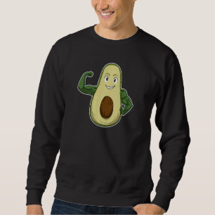 Veganer Power Vegetarische Pflanze Avocado Bodybui Sweatshirt