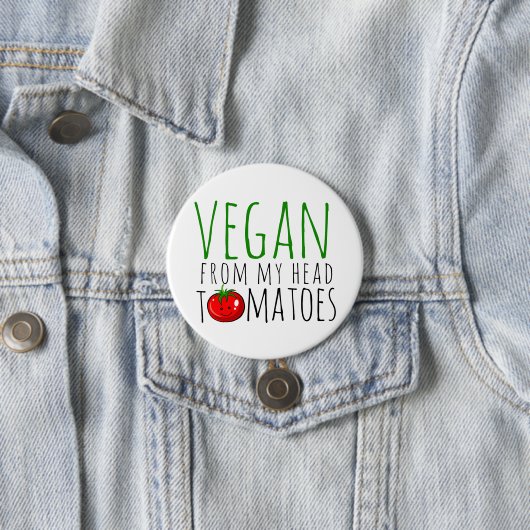 Veganer Puffknopf Button (Beispiel)
