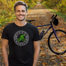 Veganer Radfahrer, Fitness T-Shirt