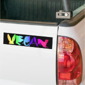 VEGANER REGENBOGEN-AUTOAUFKLEBER AUTOAUFKLEBER (Auf Lkw)