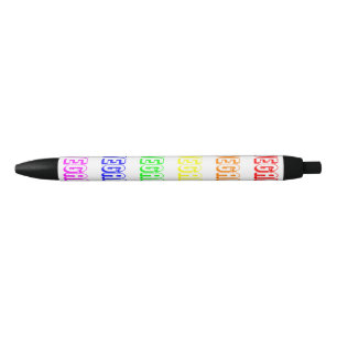 Veganer Regenbogen-Logo-Stift Kugelschreiber