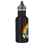 Veganer Regenbogen Trinkflasche (Links)