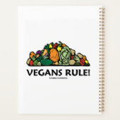 Veganer regieren! Anbau von Gemüse Planer (Rückseite)