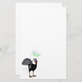 Veganer regieren! briefpapier (Vorne/Hinten)