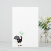 Veganer regieren! briefpapier (Stehend Vorderseite)