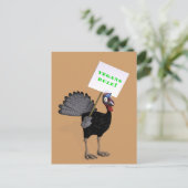 Veganer regieren! postkarte (Stehend Vorderseite)