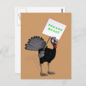 Veganer regieren! postkarte (Vorne/Hinten)