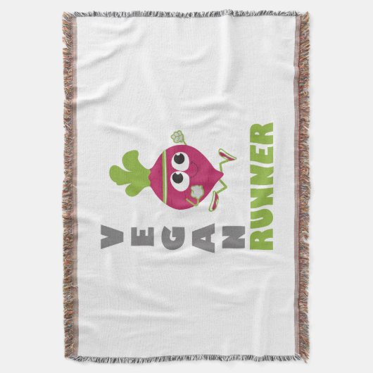 Veganer Rübenläufer Decke (Vorderseite Vertikal)