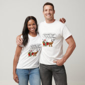 Veganer Santa Santa Santa Santa Santa T-Shirt (Unisex)