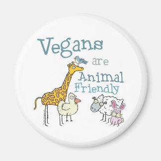 Veganer sind tierfreundlich magnet