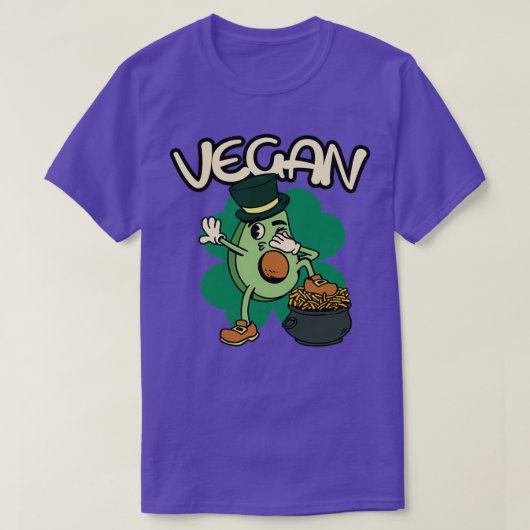 Veganer sind überall Avocado T-Shirt (Design vorne)