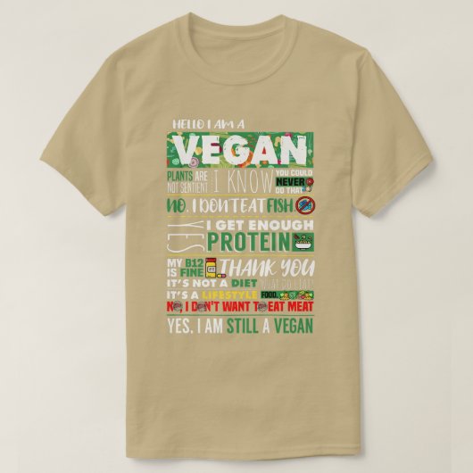 Veganer Sportler Gemüsepflanzen Veggies Lover Pfla T-Shirt (Design vorne)