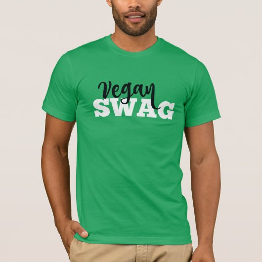 veganer Swag T - Shirt (Vorderseite)