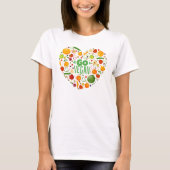 Veganer T - Shirt (Vorderseite)