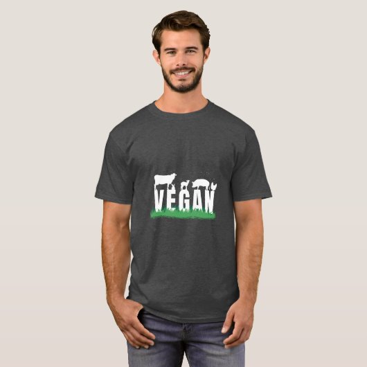 Veganer T - Shirt (Vorne ganz)