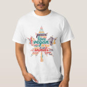 Veganer T - Shirt (Vorderseite)