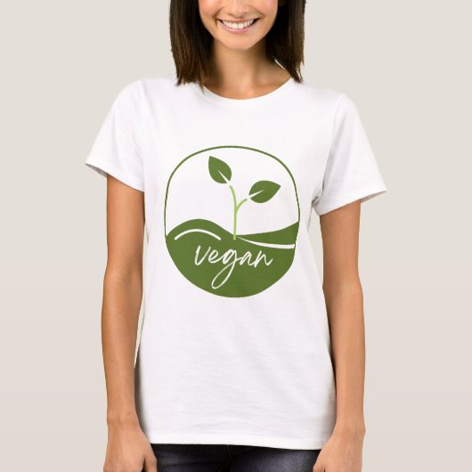 Veganer T - Shirt (Vorderseite)