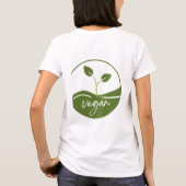 Veganer T - Shirt (Rückseite)