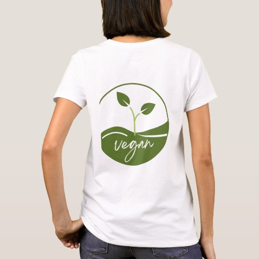 Veganer T - Shirt (Rückseite)