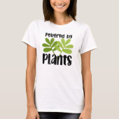 Veganer T - Shirt auf Pflanze (Vorderseite)