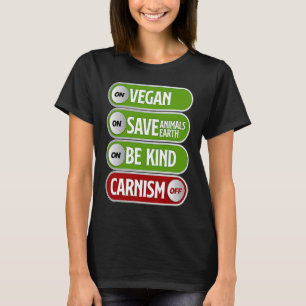 Veganer Tag: Ich schalte die Kindheit ein und scha T-Shirt