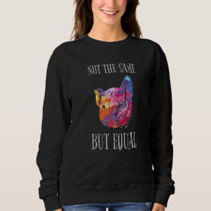 Veganer Tierschutz nicht dasselbe Vegane Gemüse Sweatshirt