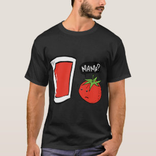 Veganer Tomatensaft und Salat T-Shirt