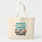 Veganer Totbeutel Jumbo Stoffbeutel (Vorne)