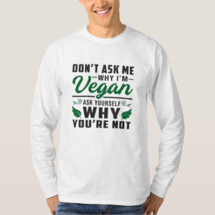 Veganer Veganismus Tierrechte Veggie Geschenk Idee T-Shirt