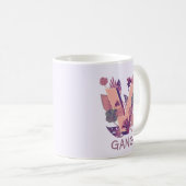 Veganer vegetarischer Tee Kaffeetasse (VorderseiteRechts)