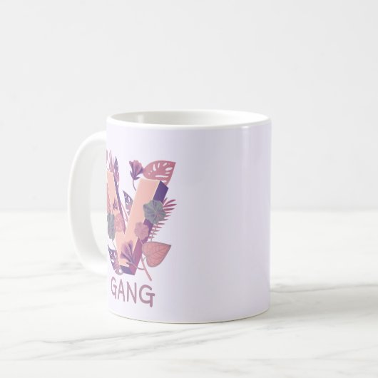 Veganer vegetarischer Tee Kaffeetasse (Vorderseite Links)