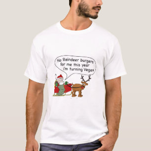 Veganer Weihnachtsmann T-Shirt