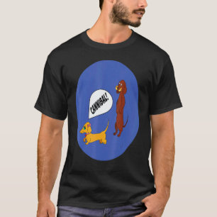 Veganer Witz mit Dachshunden T-Shirt
