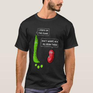 Veganer Witz Vegetarische Erbsen Veganer Humor T-Shirt
