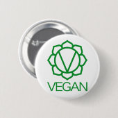 Veganes Abzeichen Button (Vorne & Hinten)