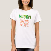 Veganes Angebot T-Shirt (Vorderseite)