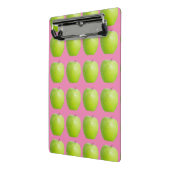 Veganes Apfelmuster für Vegetarier-Liebhaber Mini Klemmbrett (Gewinkelt2)