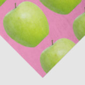 Veganes Apfelmuster für Vegetarier-Liebhaber Seidenpapier (Ausschnitt)