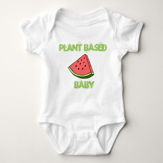 VEGANES BABY BABY STRAMPLER (Vorderseite)