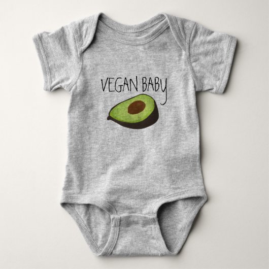 Veganes Baby Strampler (Vorderseite)