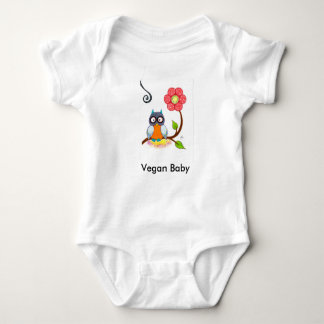 "Veganes Baby" Tutu-Bodysuit Baby Strampler