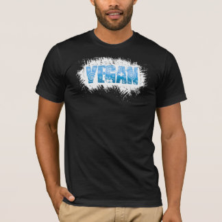 Veganes blaues fantastisches T-Shirt