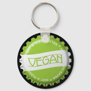 Veganes Bottlecap Schlüsselanhänger